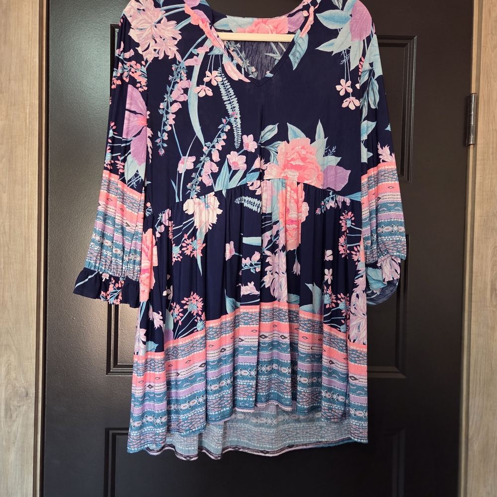 Floral Print Women's Top